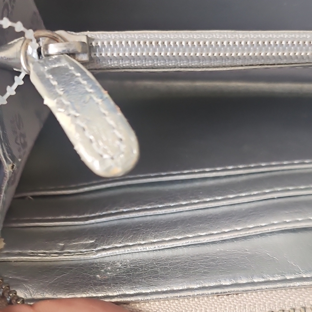 Michael Kors Snake Print Wallet - Tan and Black - Picture 5 of 10